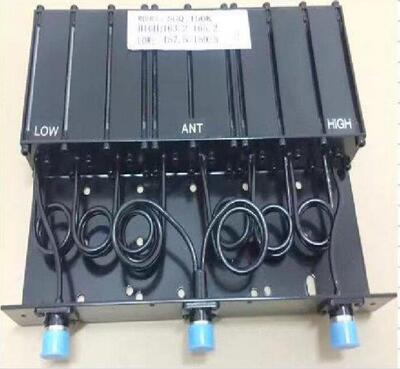 100W VHF 8 Cavity Duplexer N Connector Free Tune Ro Repea