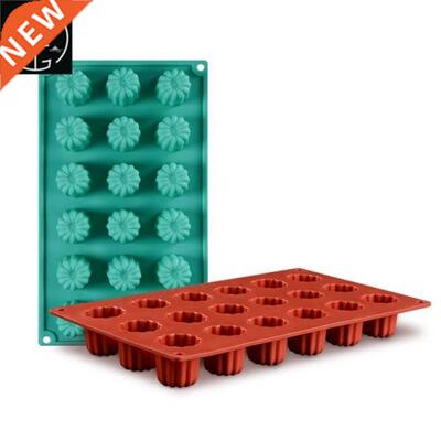 18Cavities Cannele Bordelais Baking Mold硅胶可露丽蛋糕模具