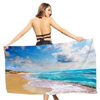Sand Proof Beach Towels Super Absorbent Beach Towels Super thumbnail 3