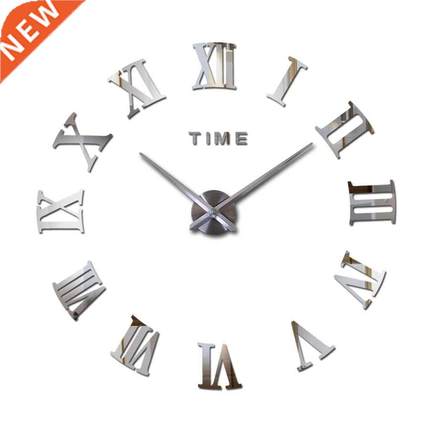 special offer d big acrylic mirror wall clock diy quartz wa