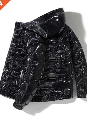 Winter Men's Hooded Parkas Windbreaker Fashion Thermal Coats