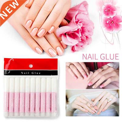 10pcs Nail Gel Nail Clip Sticky Diamond Glue Manicure