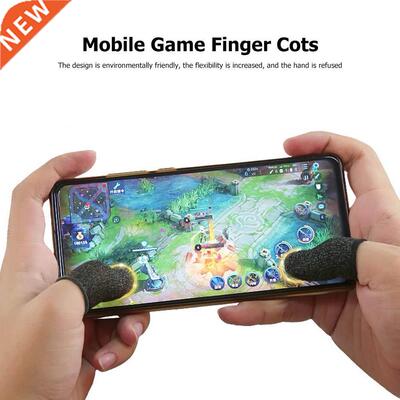 2x Gaming Finger Thumb Sleeve Gloves Sweat Proof Controller