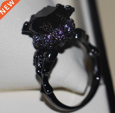 Victoria Wieck Cool Vintage Jewelry 10KT Black Gold Filled b