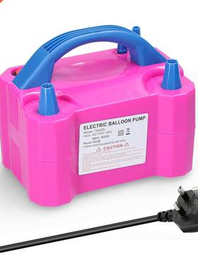 Balloon Air Pump Inflator Dual Nozzle Air Blower Balloon Inf