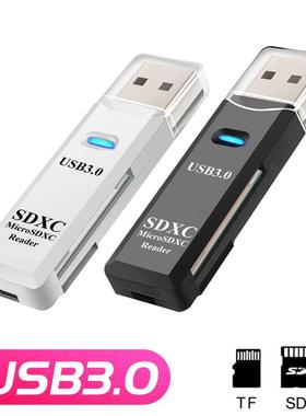 2 IN 1 Card Reader USB .0 Micro SD TF Card Memory Reader Hi