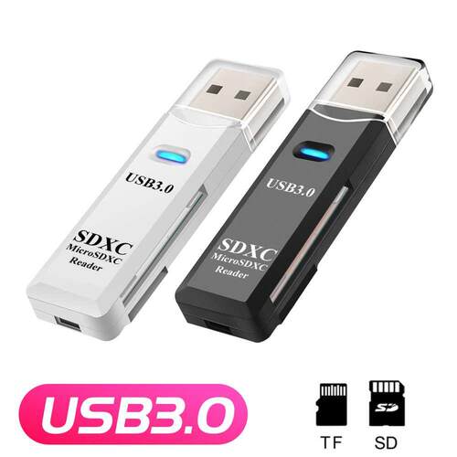 2 IN 1 Card Reader USB .0 Micro SD TF Card Memory Reader Hi