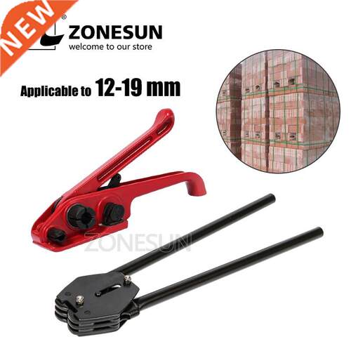 ZONESN Handheld Manual Strappng Tool Strap Sealer and Tens
