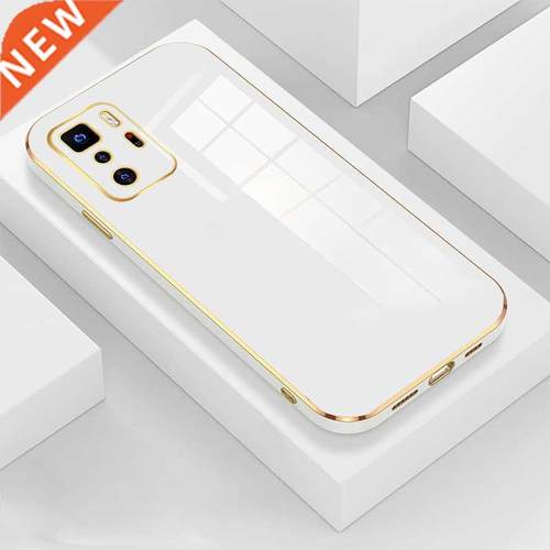 Luxury Squre Plting Phone Cse For Xiomi Rei Note 10 Pr