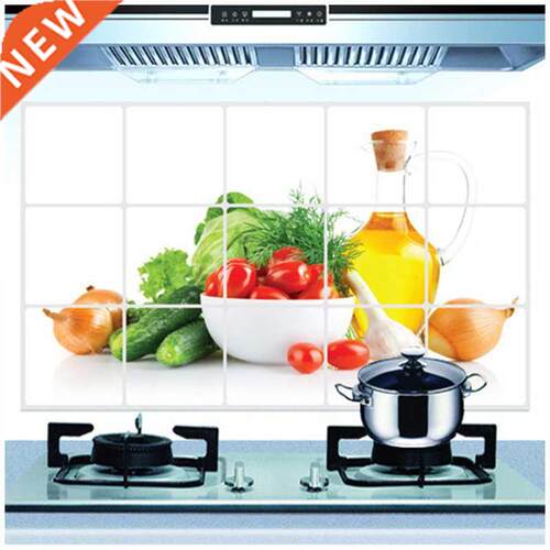 Kitchen Stickers Home Decor Aluminum Foil Self Adhesive Wate