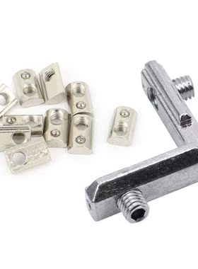 10X 20 Series M5 Slide-In Ball Spring T Slot Nut With T-Slot