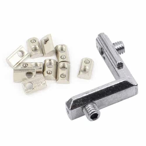10X 20 Series M5 Slide-In Ball Spring T Slot Nut With T-Slot