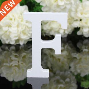 White Wooden Letter English Alphabet  Personalised Name D