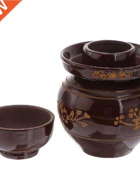 Jar Ceramic Pickle Fermentation Fermenting Kimchi Jars Food