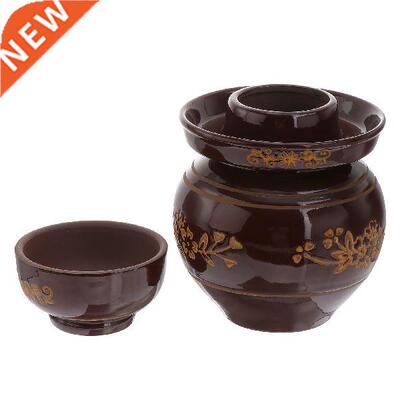 Jar Ceramic Pickle Fermentation Fermenting Kimchi Jars Food