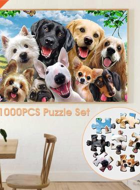 1000PCS Puzzle Set High Quality Durable Thickened Colorful