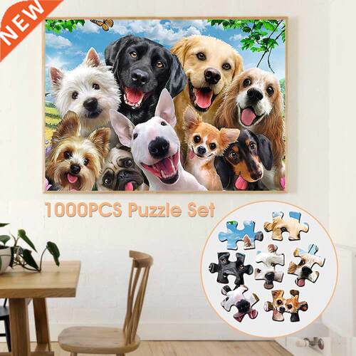 1000PCS Puzzle Set High Quality Durable Thickened Colorful