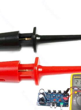 New 1 Pair Single Hook Clip Test Probe Lead Wire Mini Grabbe