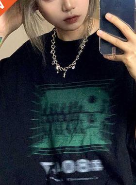 Women's T-shirt short-sleeved tshirt summer Harajuku grunge