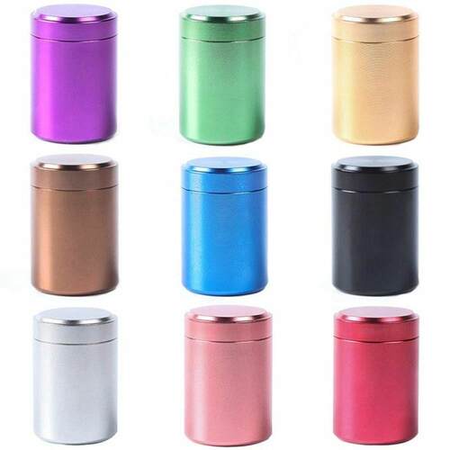 70ML 140ML Solid Color Airtight Smell Proof Container Alumin