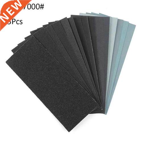 15PCS Wet Dry Sandpaper Sand Paper Polishing 150 To 7000 Gri