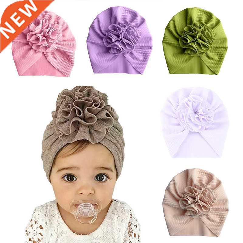 Cute Flower Baby Hat Toddler Turban Infant Head Wraps Kids B