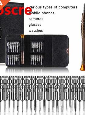 Portable Carry 25 in 1 Precision Screwdriver Bits Wallet Set