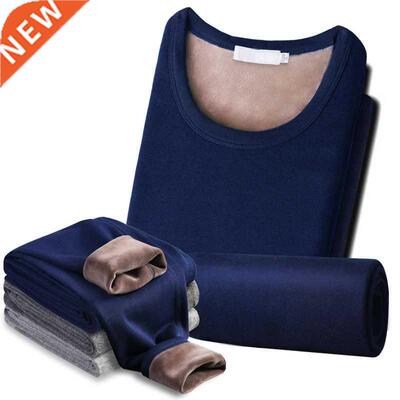 Winter ManVelvet Underwe Sets Men Thermal Underwe Long W
