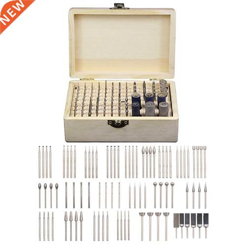 86pcs Rotary Tool Accessories Kit Diamond Burr Bits Drill Po