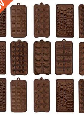 Justdolife Silicone Chocolate Mold Chocolate Baking Tools