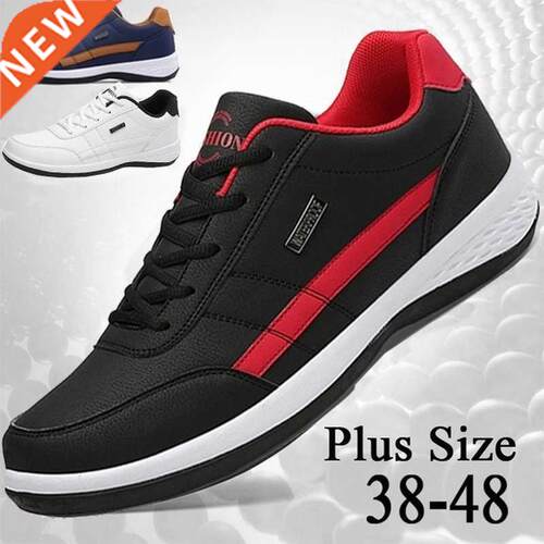 Men Leather Shoes Sneakers Trend Casual Shoe Italian Breatha
