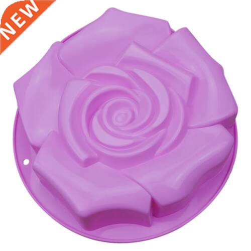 1pcs Silicone Molds Cake Mold Non-Stick Rose Shape Bread Mol