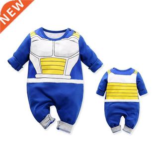 Newborn Baby Boy Clothes Romper 100% Cotton Dragon DBZ Hallo