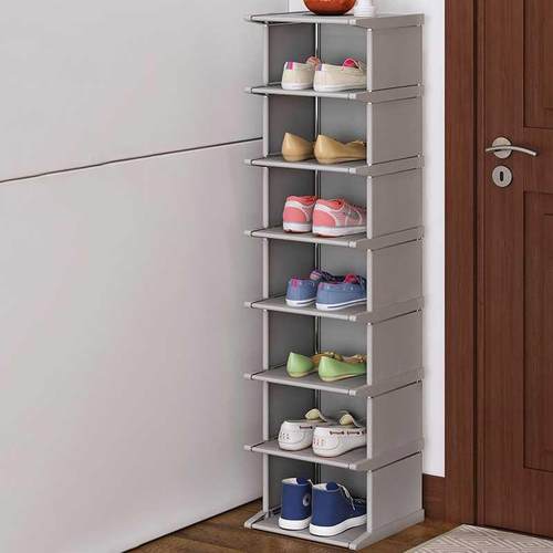 Standing Shoe Rack Dustproof Shoes Cabinet Assemble Shoe Org