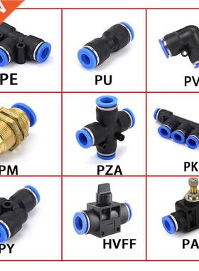 Pneumatic Fitting Tube Connector Fittings Air Quick Water Pi