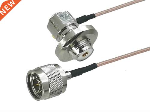 RG316 UHF SO239 Female Bulkhead Right angle to N Male Plug C