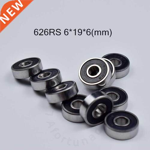 10pcs 626RS 6*19*6(mm) free shipping chrome steel rubber Se