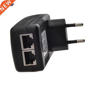 48V POE Injector Ethernet CCTV Power Adapter 0.5A 24W,POE Pi