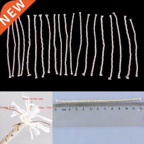 10pcs/20Pcs 12cm Outdoor Camping Home Oil Lighter Wick