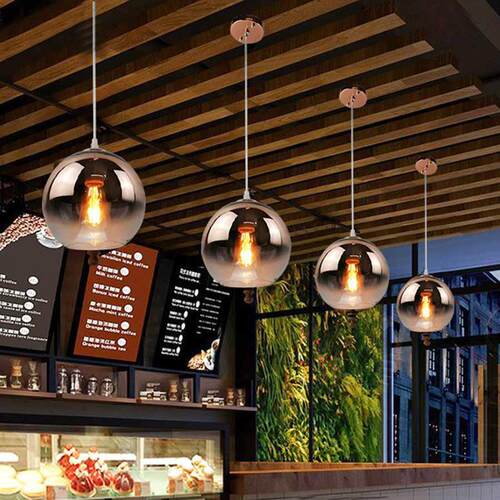 Modern Nordic Luxury Glass Hanging Lights Ceiling Glass Ball