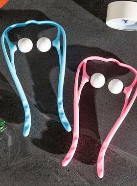 Hand Roller Neck Shoulder Massager Dual Trgger Pont Self P