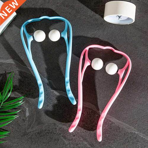Hand Roller Neck Shoulder Massager Dual Trgger Pont Self P