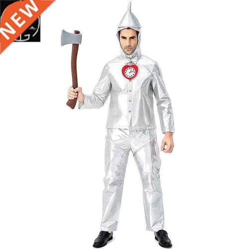 Halloween cosplay tin man costume adult male wizard of oz co