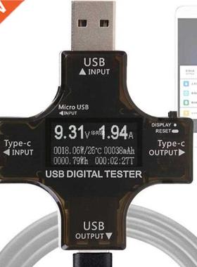 Type-C PD USB Tester DC Digitl Voltmeter mmeter Voltge Cu
