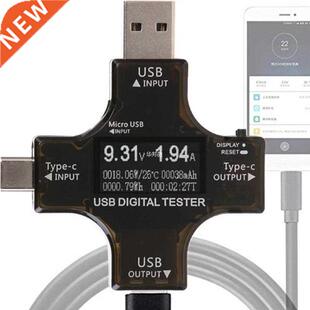 Type-C PD USB Tester DC Digitl Voltmeter mmeter Voltge Cu
