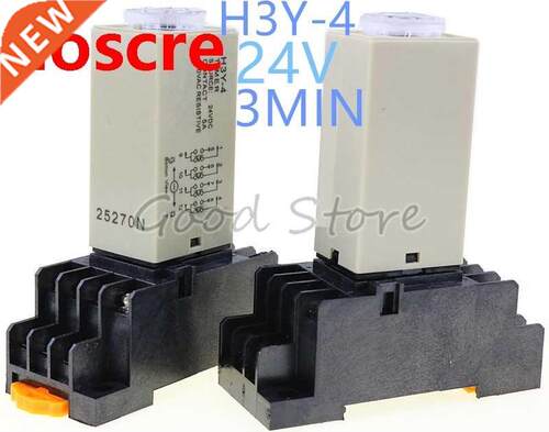 1SET H3Y-4 0-3min 24V Time relay power delay controller ST6