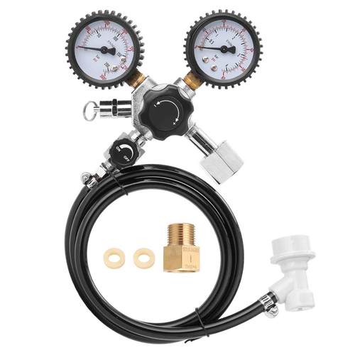 Professional Double Gauge Beer CO2 Pressure Relief Valve Saf