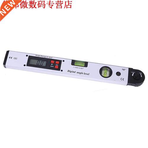 Electronic Digital Protractor 400mm Aluminium Alloy Angle Du