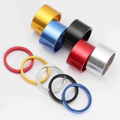 4pcs/set Aluminum Alloy Bicycle Headset Stem Spacer Fork Wa