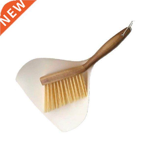 Desktop Cleaning Set Mini Bamboo Broom Dustpan Combination